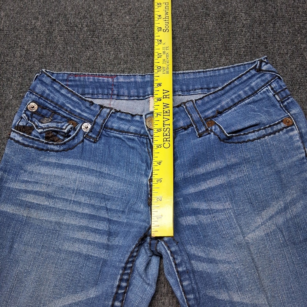 True Religion Jeans Billy Support Blue Womens Size 29 Straight Leg - Picture 11 of 15